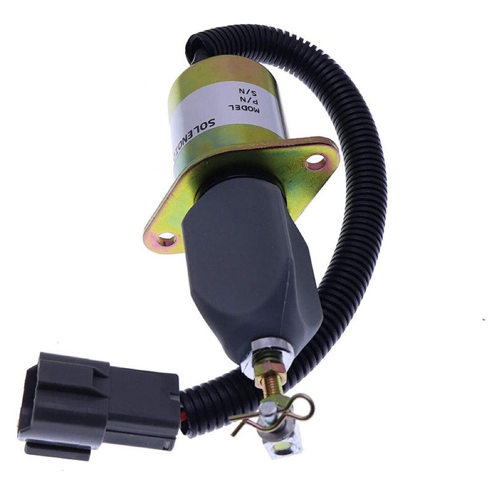 Fuel Solenoid 129953-77811 1751ES-12A3UC12B1S SA-4673-S fits Yanmar Engine 4TNV94 4TNE94L 4TNV98 Excavator Vio55 Vio75